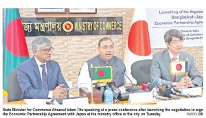 Launching of the negotiation to sign Economic Partnership Agreement between Japan and Bangladesh